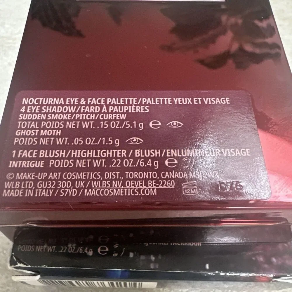MAC Nocturna Face and Eye Palette - Rare, Limited Edition Collector's Item HTF